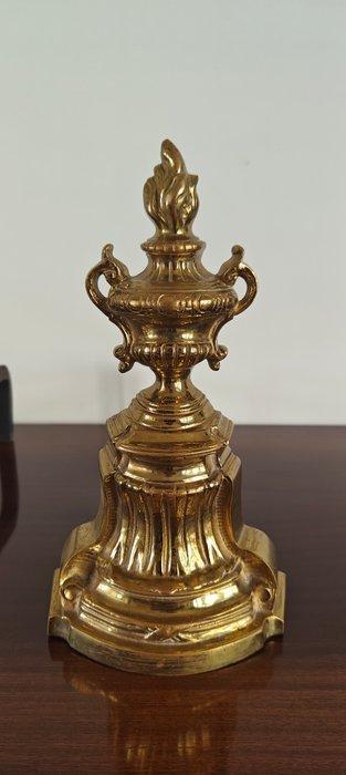 Vuurbok (2) - Verguld brons, Antiek en Kunst, Curiosa en Brocante