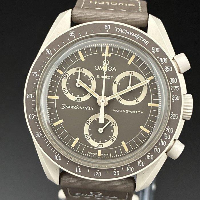 Omega x Swatch - Mission on Earth DESERT - Zonder, Sieraden, Tassen en Uiterlijk, Horloges | Heren