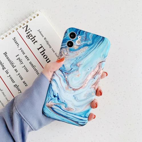 iPhone 6S Plus Hoesje Marmer Textuur - Shockproof Glossy, Telecommunicatie, Mobiele telefoons | Hoesjes en Frontjes | Apple iPhone