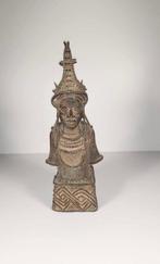 Buste - als - Benin, Nigeria, Antiek en Kunst