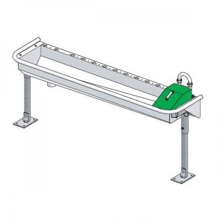 Drinkbak RVS Spinder Pingo 100, vloermontage, Dieren en Toebehoren, Runderen