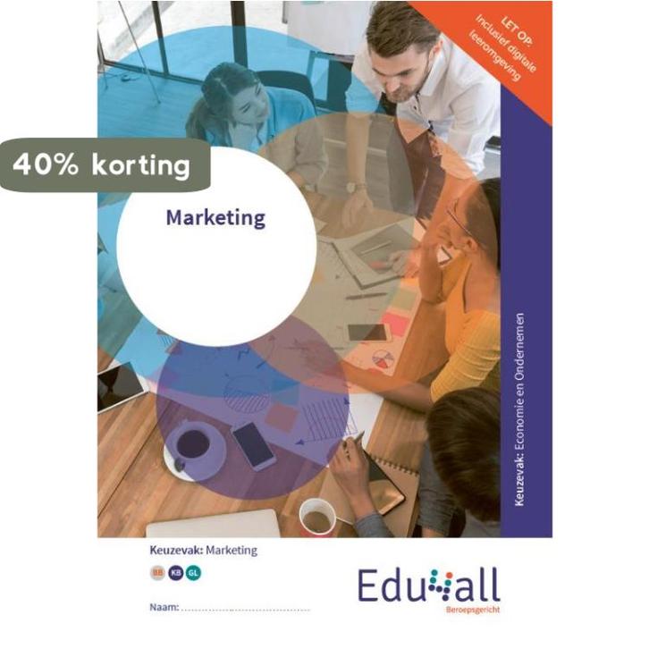 Marketing | folio / Edu4all EO 9789037261776, Boeken, Schoolboeken, Zo goed als nieuw, Verzenden