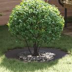 vidaXL Plantenring Zwart Ø40/70 cm Staal, Verzenden, Nieuw