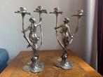 Nello stile della Argentor Werke - Kaarsenhouder (2) - Tin -