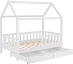 2dekans | Kinderbed Marli - 90 x 200 cm - Wit - Incl., Kinderen en Baby's, Ophalen of Verzenden, Zo goed als nieuw
