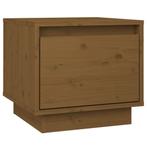 vidaXL Nachtkastje 35x34x32 cm massief grenenhout, Huis en Inrichting, Minder dan 45 cm, Verzenden, Nieuw, Minder dan 55 cm