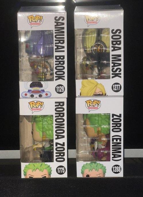 Funko - Funko Pop Pop! One Piece set van 4 - 2020+ - Vietnam, Antiek en Kunst, Antiek | Speelgoed