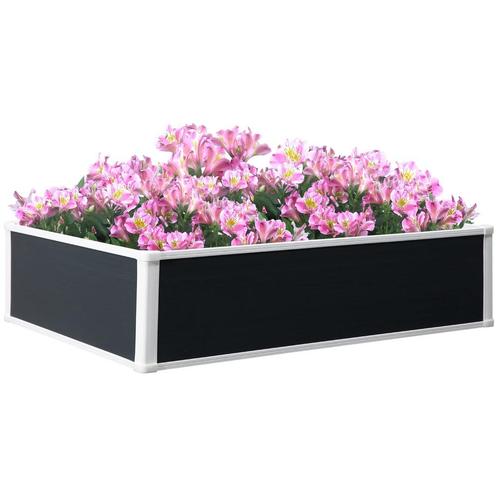 TRUUSK Verhoogde Bloembak Plantenbak Met Drainage 120x90x30c, Tuin en Terras, Bloembakken en Plantenbakken, Nieuw, Verzenden