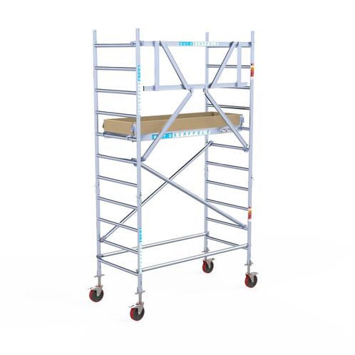Basic rolsteiger 90 x 4,2m werkhoogte, Doe-het-zelf en Verbouw, Steigers, Rolsteiger of Kamersteiger, Nieuw, 2 tot 5 meter, Verzenden