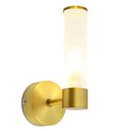 Moderne badkamer wandlamp goud, Callum, IP44, Huis en Inrichting, Lampen | Wandlampen, Ophalen of Verzenden, Nieuw, Glas, Modern