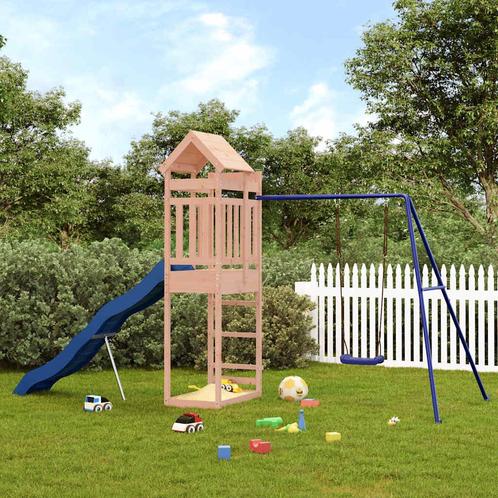 vidaXL Speelhuis massief douglashout, Kinderen en Baby's, Speelgoed | Buiten | Speeltoestellen, Nieuw, Verzenden
