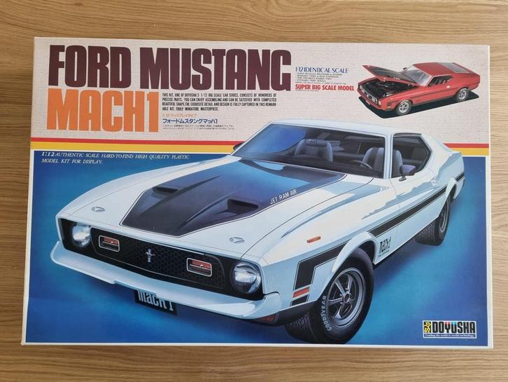 Doyusha 01041-9800 Ford Mustang Mach 1 1:12, Hobby en Vrije tijd, Modelbouw | Auto's en Voertuigen, Verzenden