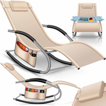 KESSER® Relaxstoel - Ligstoel - Tuinstoel - Weerbestendig - beschikbaar voor biedingen