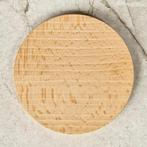 HOCHO Beukenhouten Onderzetter Ø100mm – Tijdloos Design &, Ophalen of Verzenden, Nieuw