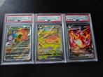 Pokémon - 3 Graded card - PSA 9 MINT Full 3x Charizard UPC, Hobby en Vrije tijd, Verzamelkaartspellen | Pokémon, Nieuw