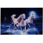 3-d poster witte paarden in de zee NIEUW, Verzamelen, Posters, Ophalen of Verzenden, Nieuw