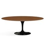 Ovale Saarinen Tulip tafel massief noten houten blad 235x..., Huis en Inrichting, Tafels | Salontafels, Nieuw, Verzenden