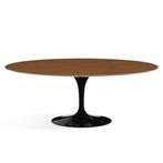 Ovale Saarinen Tulip tafel massief noten houten blad 235x..., Verzenden, Nieuw