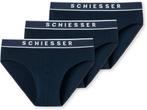 Schiesser - Maat XL 95/5 Organic Heren Rio Slip - 3 pack, Kleding | Heren, Ondergoed, Verzenden