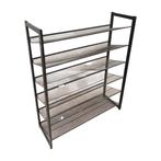 Schoenenrek 5-laags, zwart, 92x31x112 cm, gebruikt, Ophalen of Verzenden, Gebruikt, Overige typen