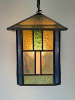 Lantaarn plafondlamp (3) - Glas, Koper, Lood, Messing