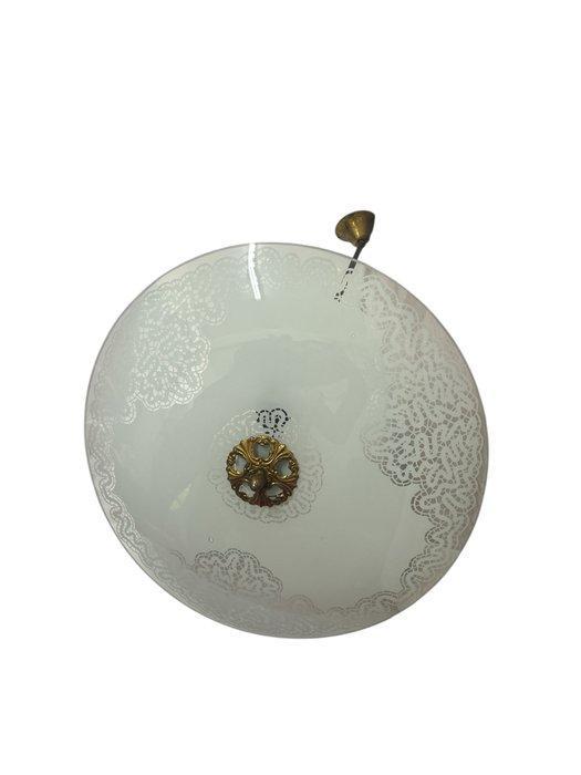 Kroonluchter (2) - Verguld messing, Antiek en Kunst, Antiek | Lampen