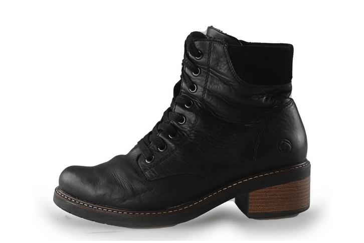 Remonte Veterboots in maat 40 Zwart | 10% korting, Kleding | Dames, Schoenen, Zwart, Zo goed als nieuw, Overige typen, Verzenden
