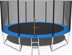 Veilige Trampoline 374 cm met Net en Ladder - Kindvriende..., Kinderen en Baby's, Speelgoed | Buiten | Trampolines, Ophalen of Verzenden
