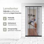 2dekans | ODADDY® Vliegengordijn Lamellenhor - 100x260 cm -, Doe-het-zelf en Verbouw, Deuren en Horren, Ophalen of Verzenden, Zo goed als nieuw