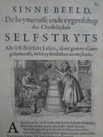 I. Cats - Self-stryt, dat is Onderlinghe Worstelinghe van, Antiek en Kunst