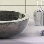 Waskom BWS Stone Rond 35x35x12 cm Gepolijst Natuursteen, Doe-het-zelf en Verbouw, Sanitair, Ophalen of Verzenden, Nieuw