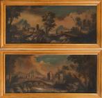 Marco Ricci (1676-1729), Manner of - Pareja de paisajes
