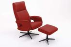 Relaxfauteuil Hoorn - relaxfauteuils - Rood, Nieuw, Rood, Stof