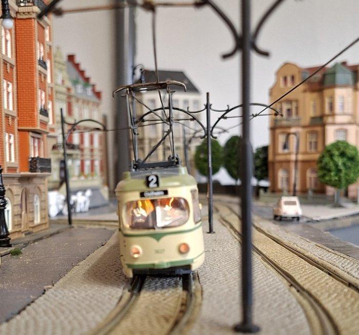 Roco H0 - 63090 - Modeltram (1) - Crèmekleurig/olijfgroen, Hobby en Vrije tijd, Modeltreinen | H0