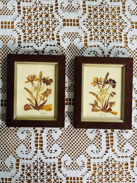 Decoratief ornament (7) - Italië - Pressed Flowers Decor, Antiek en Kunst, Curiosa en Brocante