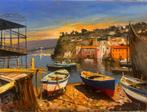 Pasquale Vuotto (1958) - Barche a riposo, Liguria