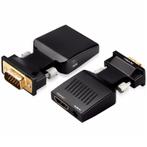 VGA + 3,5mm Jack naar HDMI adapter - compact /, Audio, Tv en Foto, Overige Audio, Tv en Foto, Nieuw, Ophalen of Verzenden