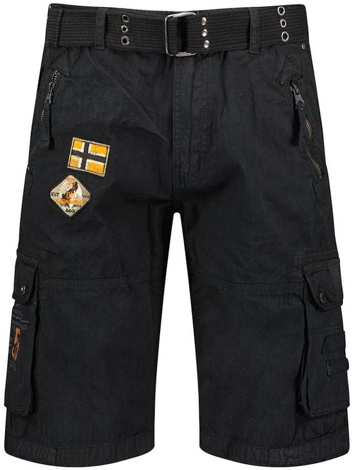 Geographical Norway Heren Korte Broek Met Riem Paintball, Kleding | Heren, Broeken en Pantalons, Zwart, Nieuw, Verzenden