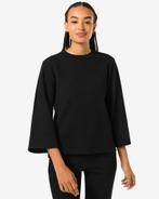 HEMA Dames shirt Kacey met structuur zwart korting, Verzenden, Nieuw
