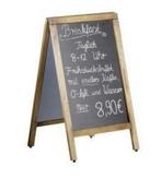 Krijt Stoepbord met Houten Frame | 50x(H)85cm, Verzenden, Nieuw in verpakking