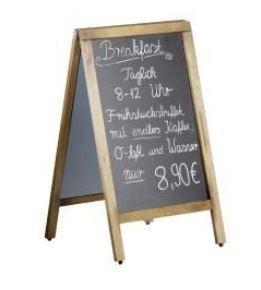 Krijt Stoepbord met Houten Frame | 50x(H)85cm, Zakelijke goederen, Horeca | Keukenapparatuur, Verzenden
