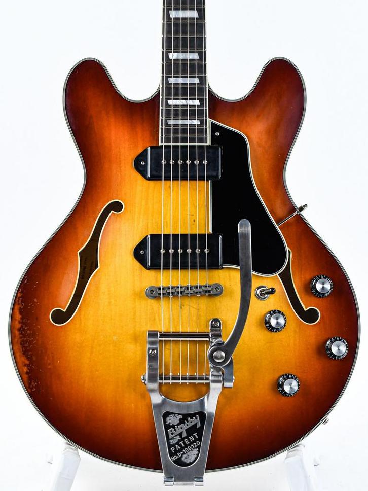 Eastman T64/v Antique Goldburst (Elektrische Gitaren), Muziek en Instrumenten, Snaarinstrumenten | Gitaren | Elektrisch, Hollow body
