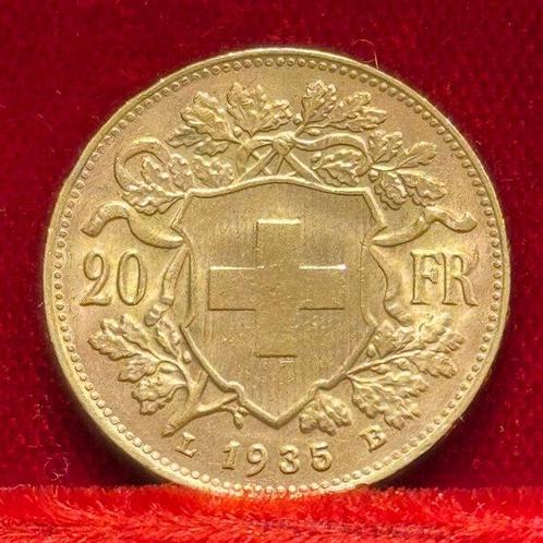 6,45 grams - Goud .900 - 20 Francs Suisse, Postzegels en Munten, Edelmetalen en Baren
