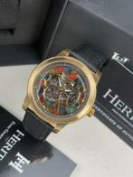 Heritor - Automatic Emmanuel Semi-Skeleton - Gold/Black -, Sieraden, Tassen en Uiterlijk, Horloges | Heren, Nieuw