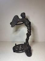 sculptuur, Wijnfles houder met engel en Bacchus - 23 cm -, Antiek en Kunst, Curiosa en Brocante