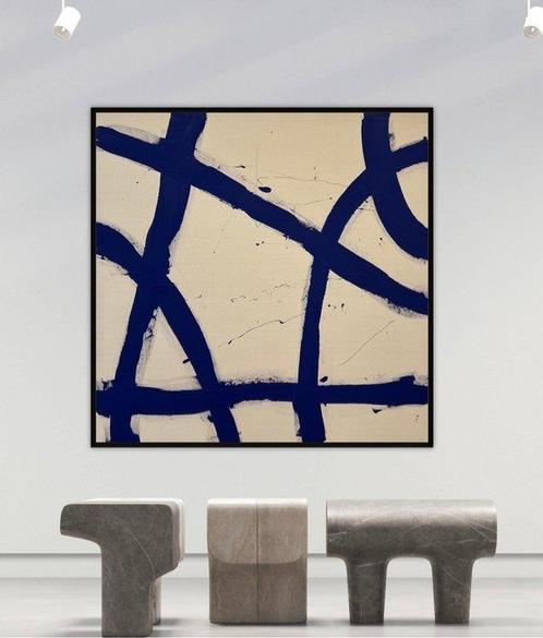 Stefanie Raus - Blue 512 XXL, Antiek en Kunst, Kunst | Schilderijen | Modern