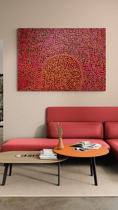 Lu Olea - Corriente Carmesí - XL, No Reserve, Antiek en Kunst, Kunst | Schilderijen | Modern
