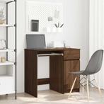 vidaXL Bureau 86x49x76 cm spaanplaat bruin eikenkleurig, Verzenden, Nieuw