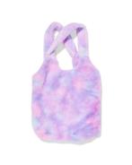 HEMA Schoudertas 60x45cm fluffy paars van €6.99 voor €5 sale, Verzenden, Nieuw