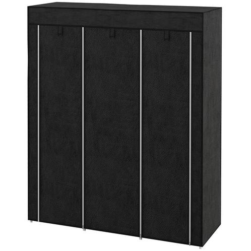 TRUUSK Stoffenkast Met Kledingstang 8 Niveaus 125x43x162,5cm, Huis en Inrichting, Kasten | Kledingkasten, Nieuw, Verzenden